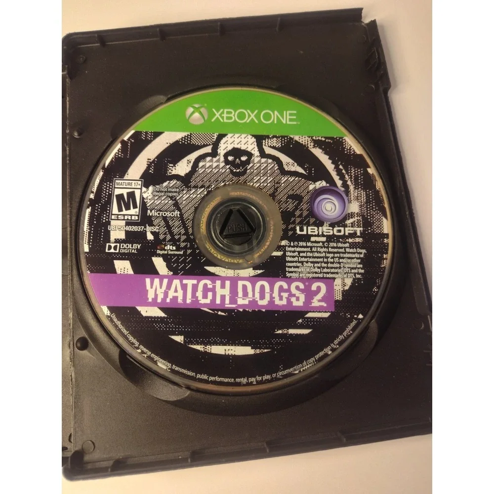 Watch‎ Dogs 2 - Microsoft Xbox One/ Tested And Working/ CIB
